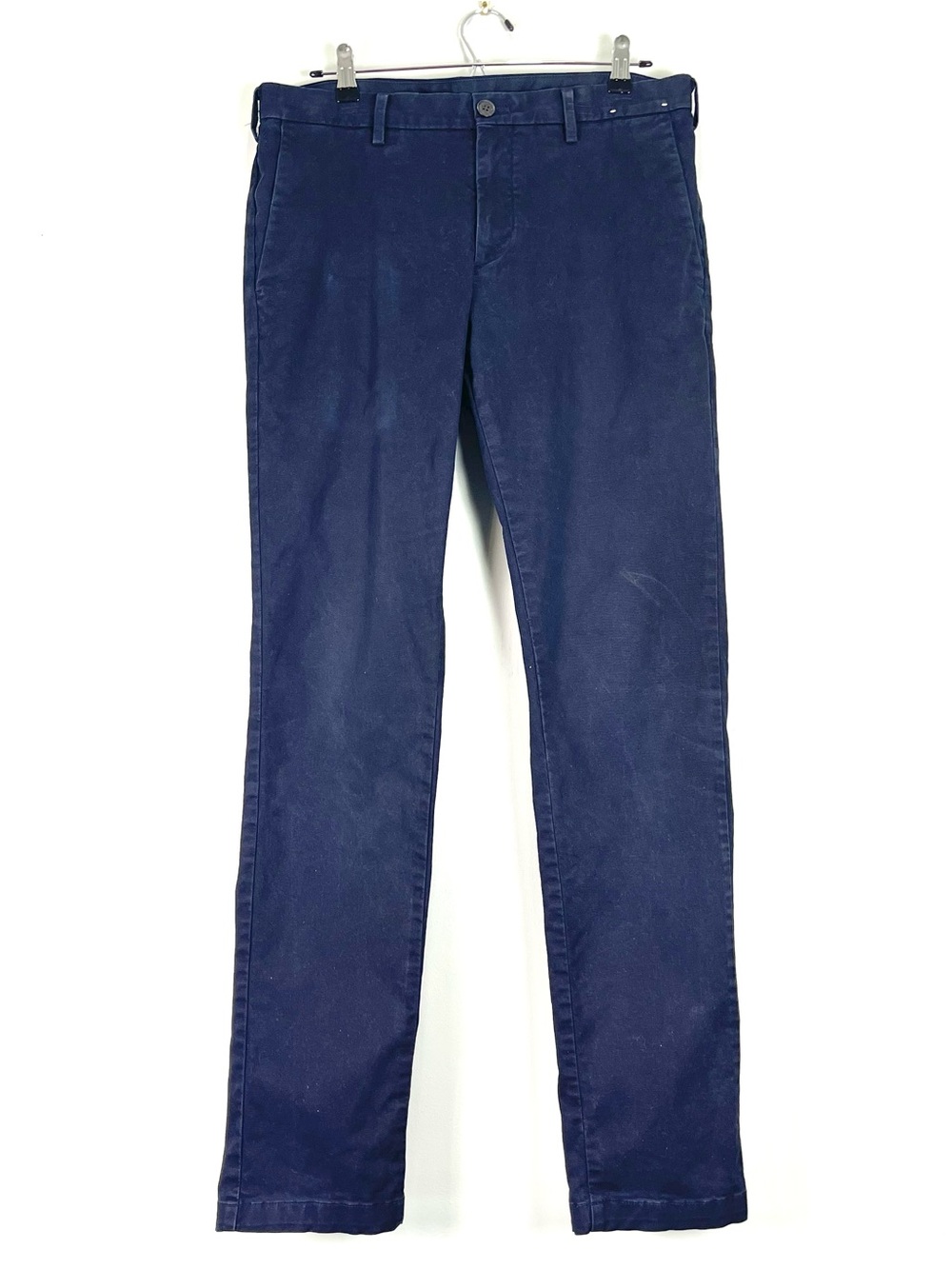 UNIQLO Men's Navy Blue Chino Pants Stretch Size 32 x 34
